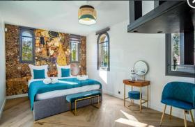 Cannes centre Villa Jaliel Luxe 6 chambres 6 sdb pour 12 persons - Piscine Sauna Hammam