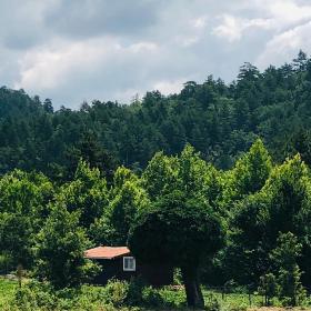 Ferme dans les montagnes de Kaz