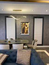 Villa 4+1 nouvellement meublée à vendre avec vue sur la mer Égée et les montagnes