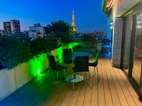 Appartement avec terrasse et vue féerique sur Paris