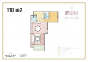 Appartements de deux chambres entièrement meublés en première ligne de la mer Adriatique