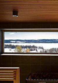 Hôtel avec vue imprenable sur l'extrémité sud du lac Kallsjön