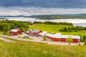 Hôtel avec vue imprenable sur l'extrémité sud du lac Kallsjön