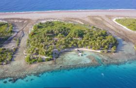 Île privée avec maison familiale archipel des Tuamotu