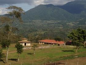 La propriété au Costa Rica avec vue panoramique sur volcan Tenorio