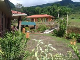 La propriété au Costa Rica avec vue panoramique sur volcan Tenorio